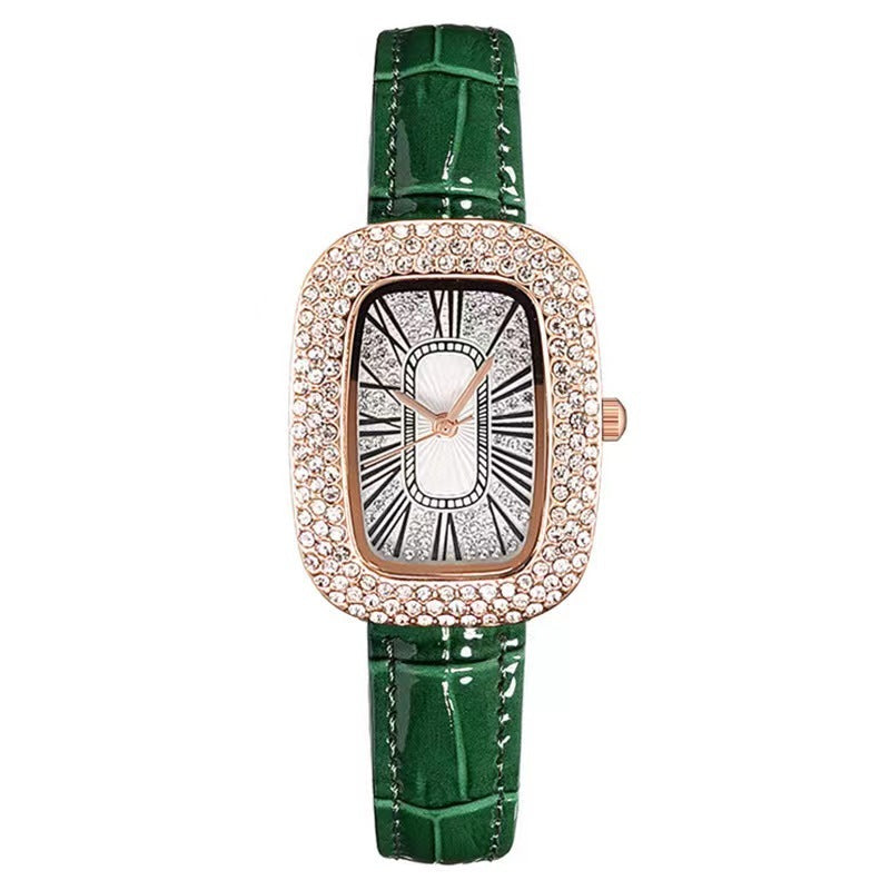 Multifaceted Women's Casual Wrist Watch