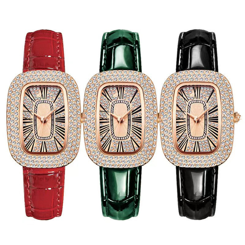 Multifaceted Women's Casual Wrist Watch