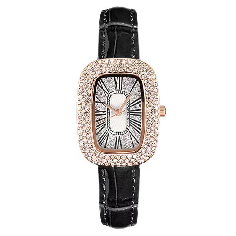 Multifaceted Women's Casual Wrist Watch